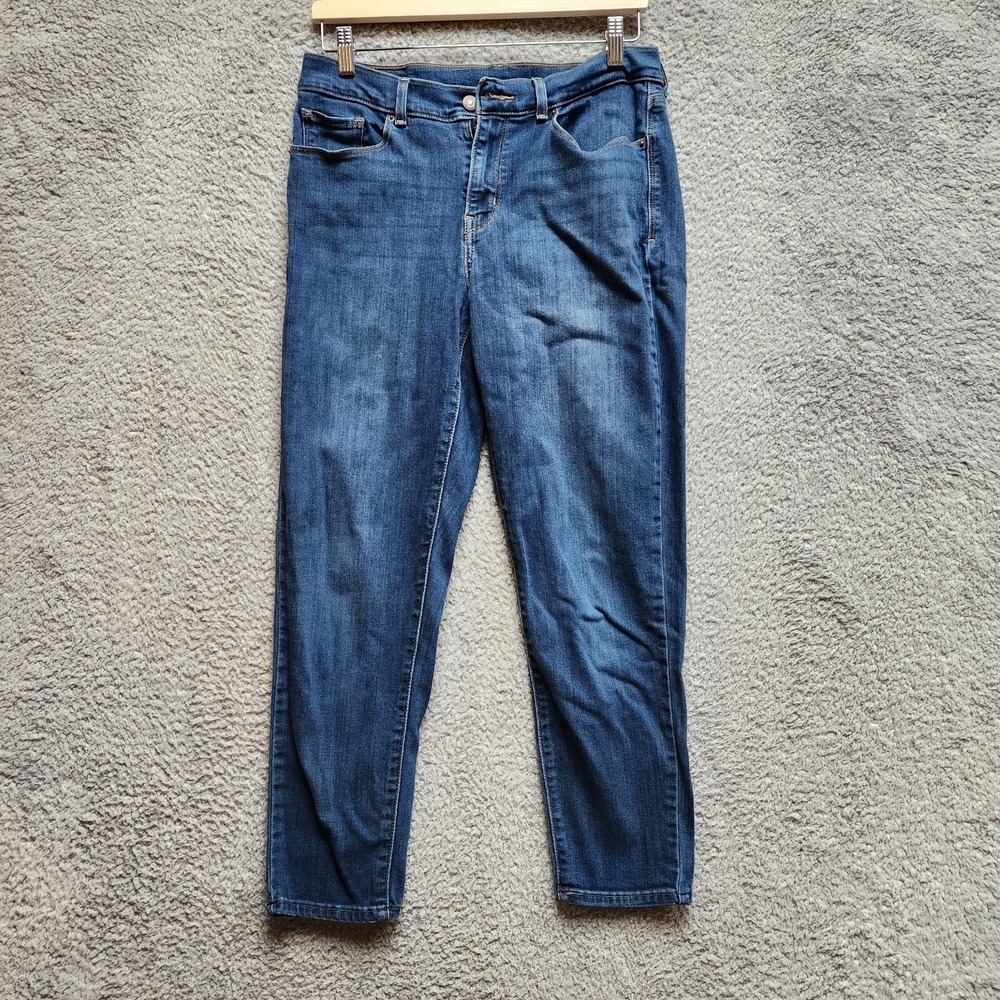 Levi's Jeans Women's 8‎ (Fits 29x26) Blue Denim Cotton Stretch Straight Leg